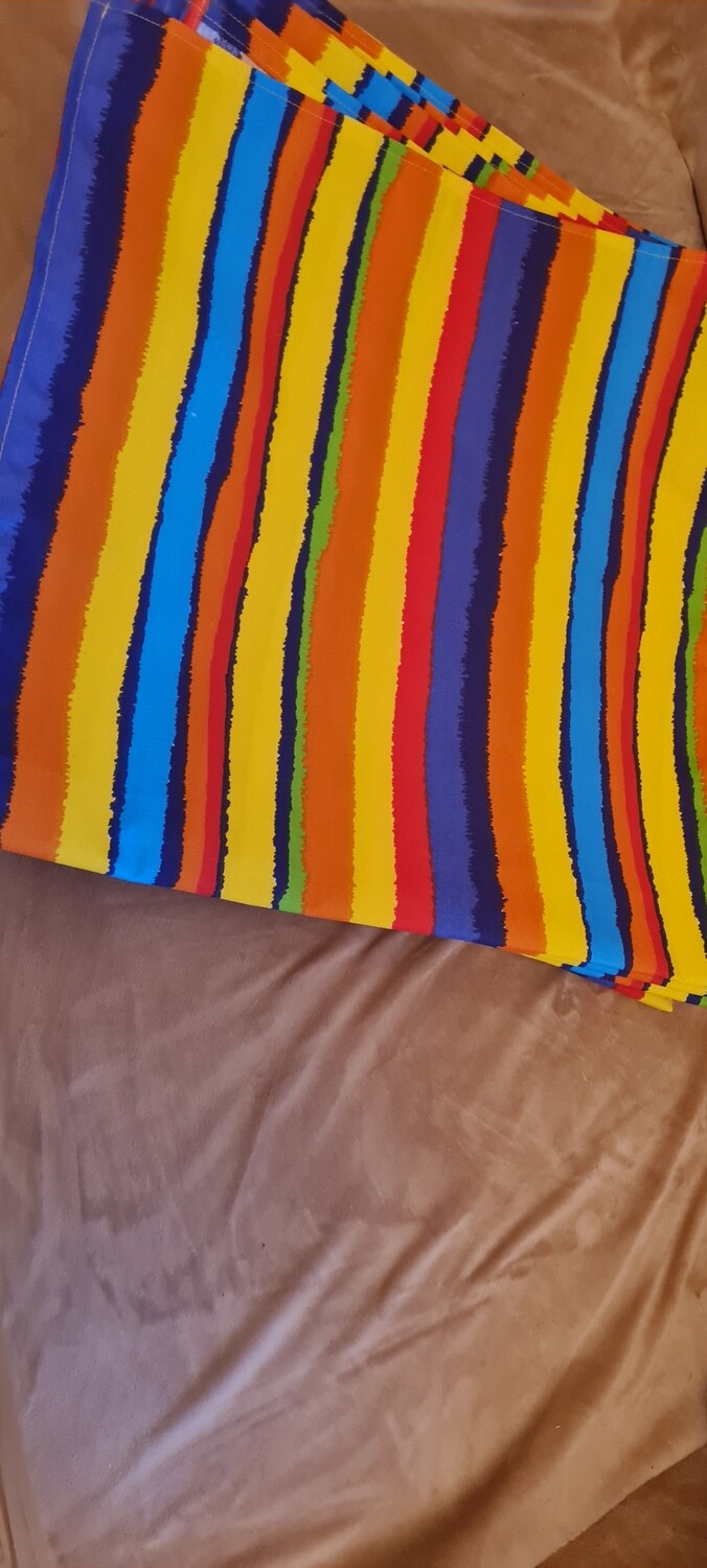 Traversă masă 43x165 cm, creton multicolor