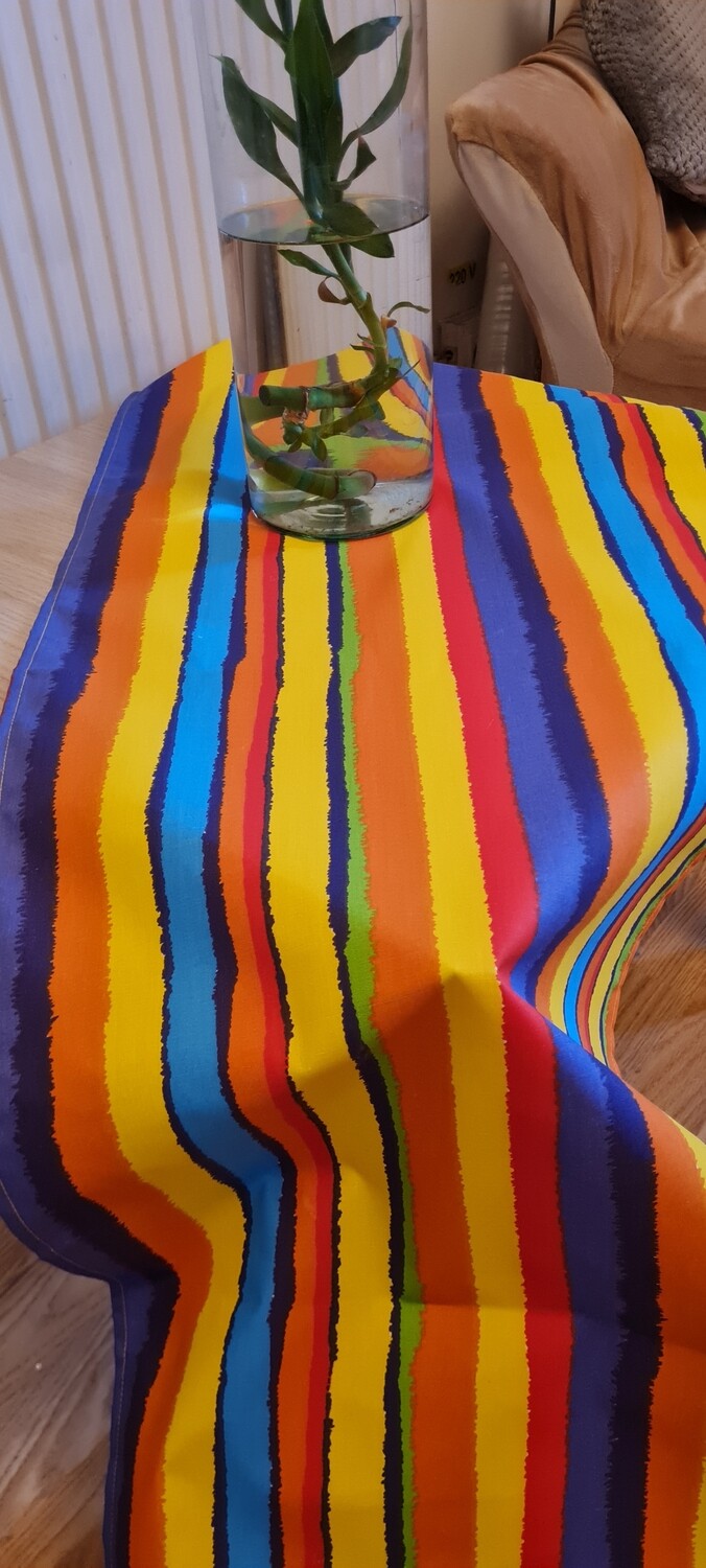 Traversă masă 43x165 cm, creton multicolor