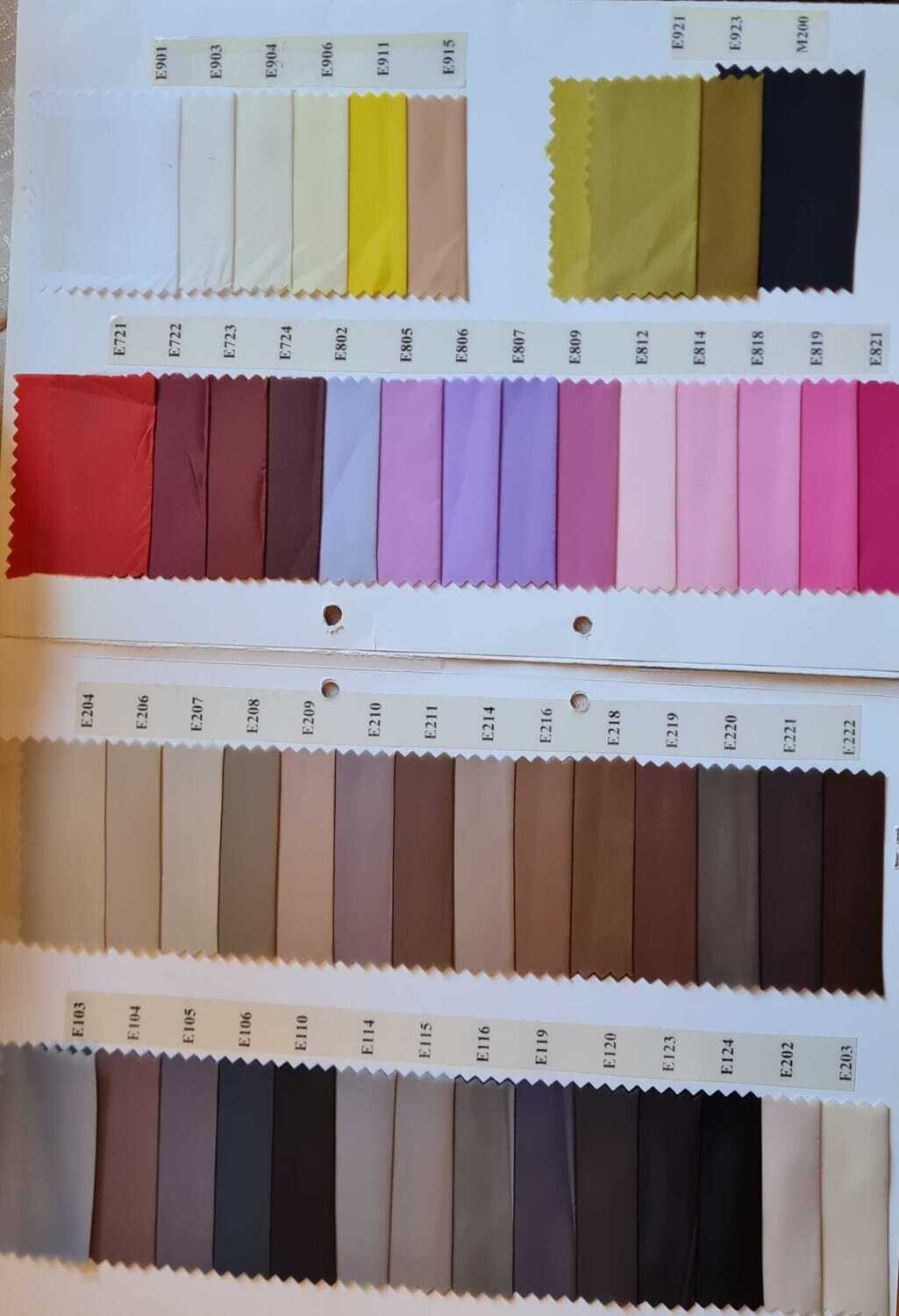 Drapaj complet cort lățimea 10m, 2 ape, căptușeală