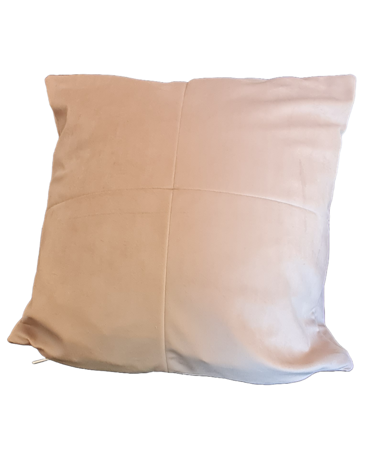 Set 2 huse/fețe perna catifea bej (40x40 cm)