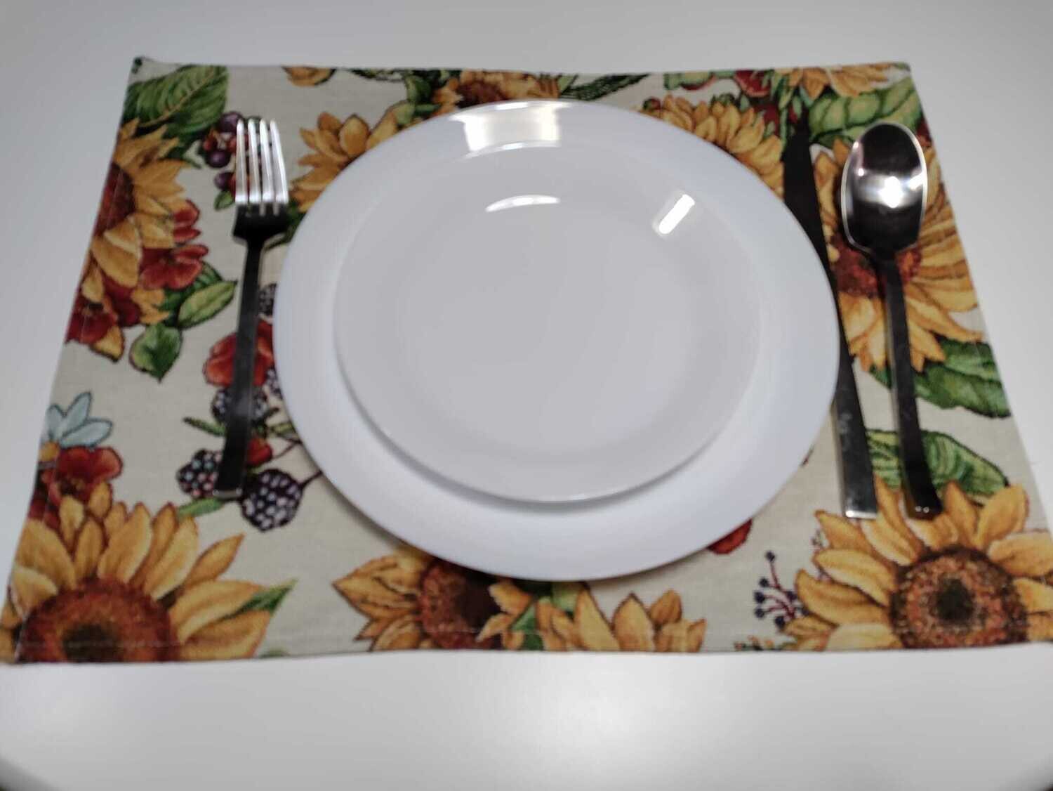 Set 6 suport farfurie 30x40 cm, țesătură tip goblen