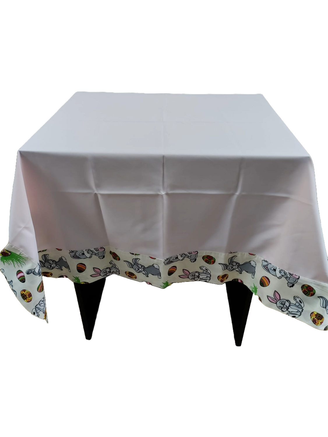 Față masă minimat pech-fuzz cu bordură imprimeu Pascal (140x140 cm)