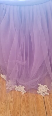 Fusta masa tulle mov-lila , L 175cm