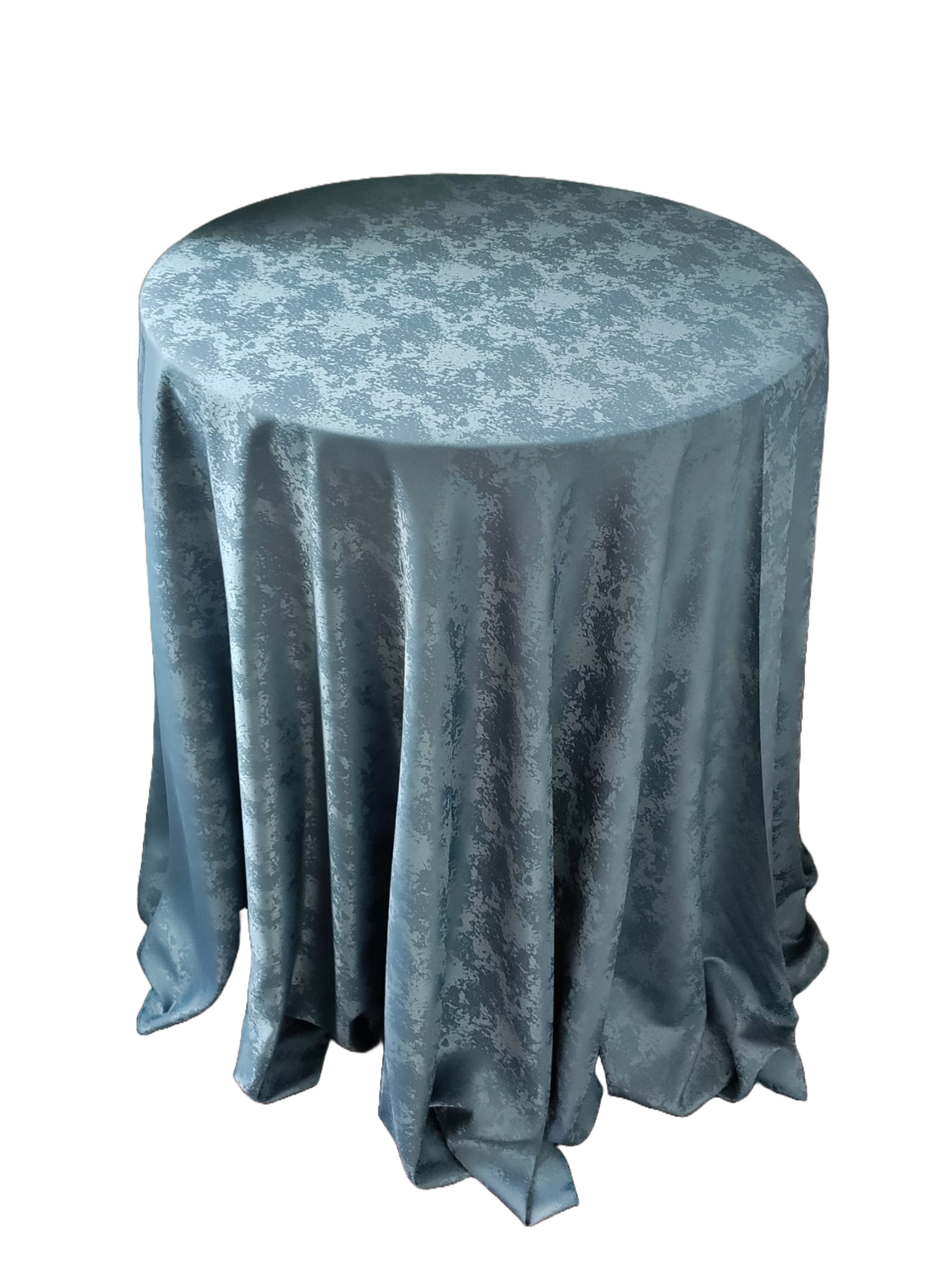 Față masă rotundă, diametrul 300 cm - gri-albăstrui
