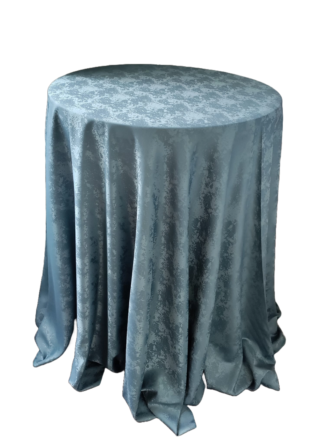 Față masă rotundă, diametrul 300 cm - gri-albăstrui