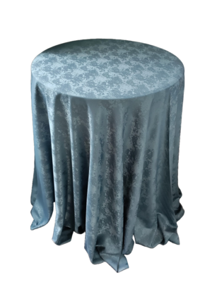 Față masă rotundă, diametrul 300 cm - gri-albăstrui