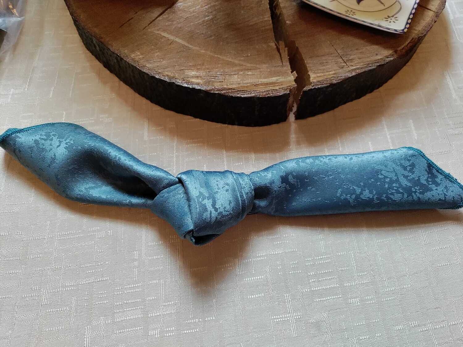 Șervete 40x40 cm brocart turcoaz închis