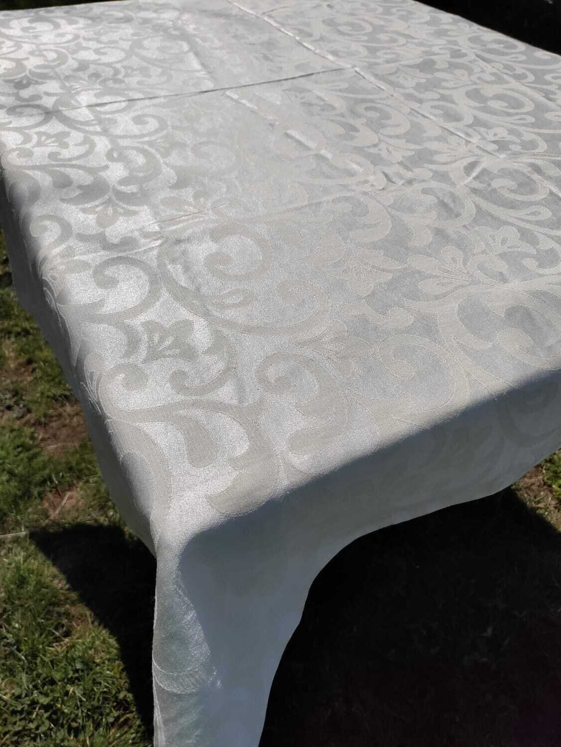Fata masa 135x 145 cm, damasc ivory-crem