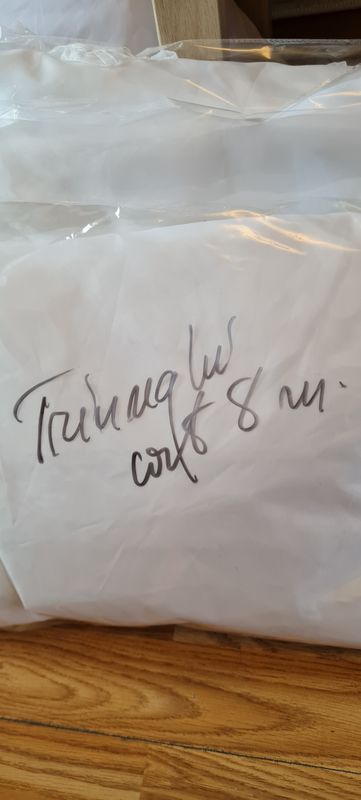 Triunghi cort lățimea 8 m