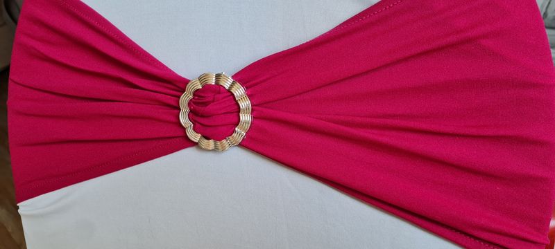 Benzi elastice milanez roz fucsia cu catama