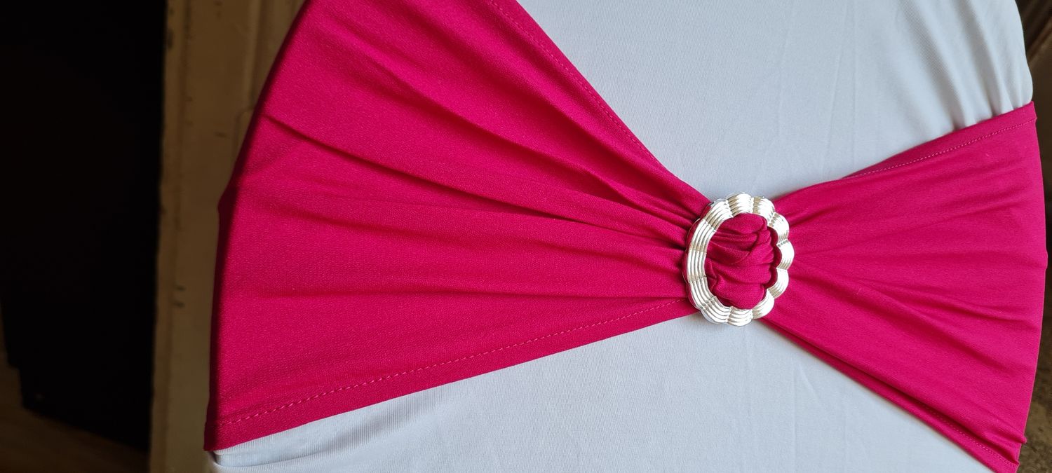 Benzi elastice milanez roz fucsia cu catama