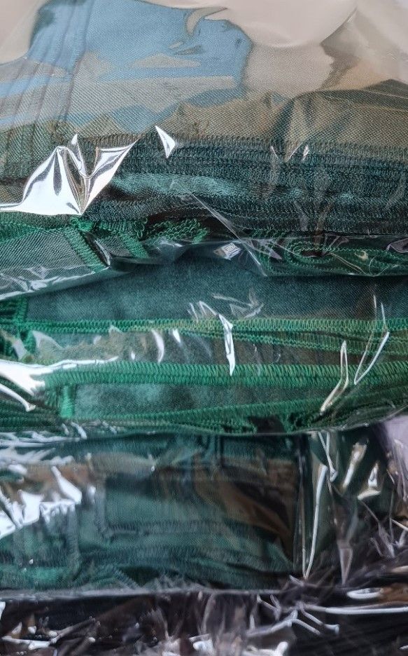 Șervete brocart satinat verde închis