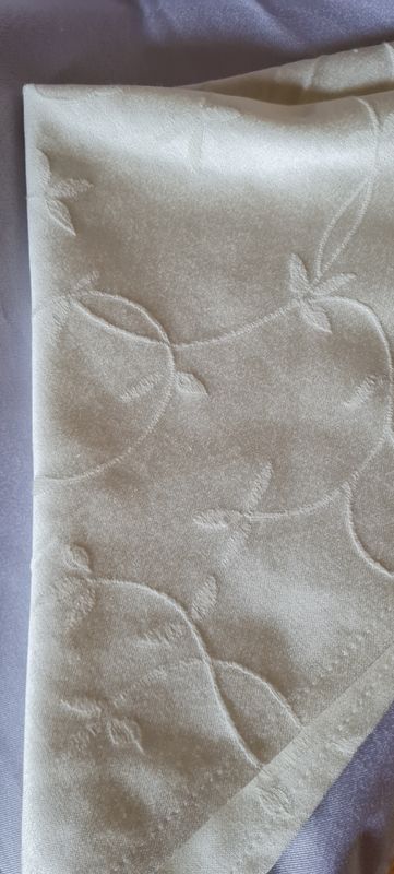 Servet damasc ivory 45x45 cm