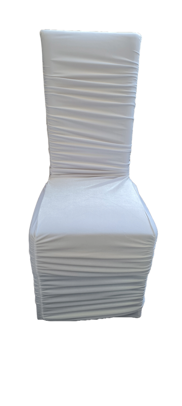 Husa catifea elastica albă