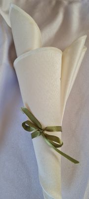 Servet brocart satinat ivory