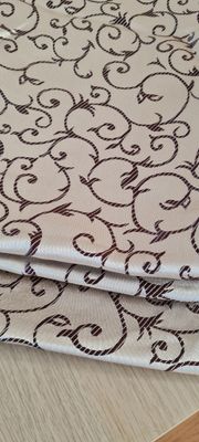 Set 10 napron 25x190 cm, brocart crem &amp; maro