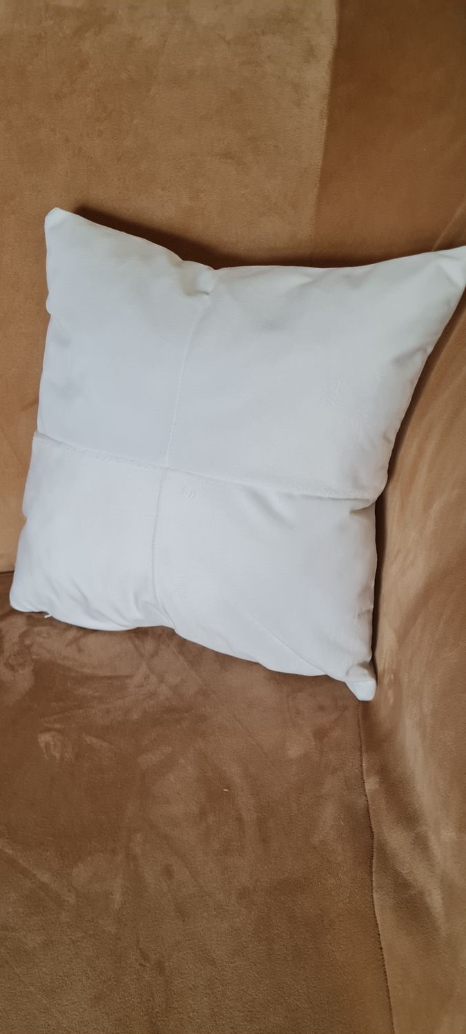 Set 2 fețe pernă 40x40 cm catifea alba