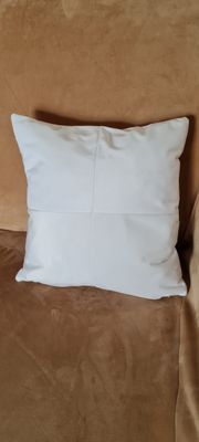 Set 2 fețe pernă 40x40 cm catifea alba