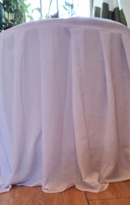 Fusta masă voal L300- 330 cm , diverse culori