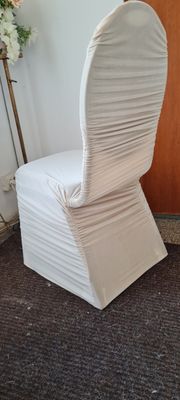 Huse crem lycra și catifea
