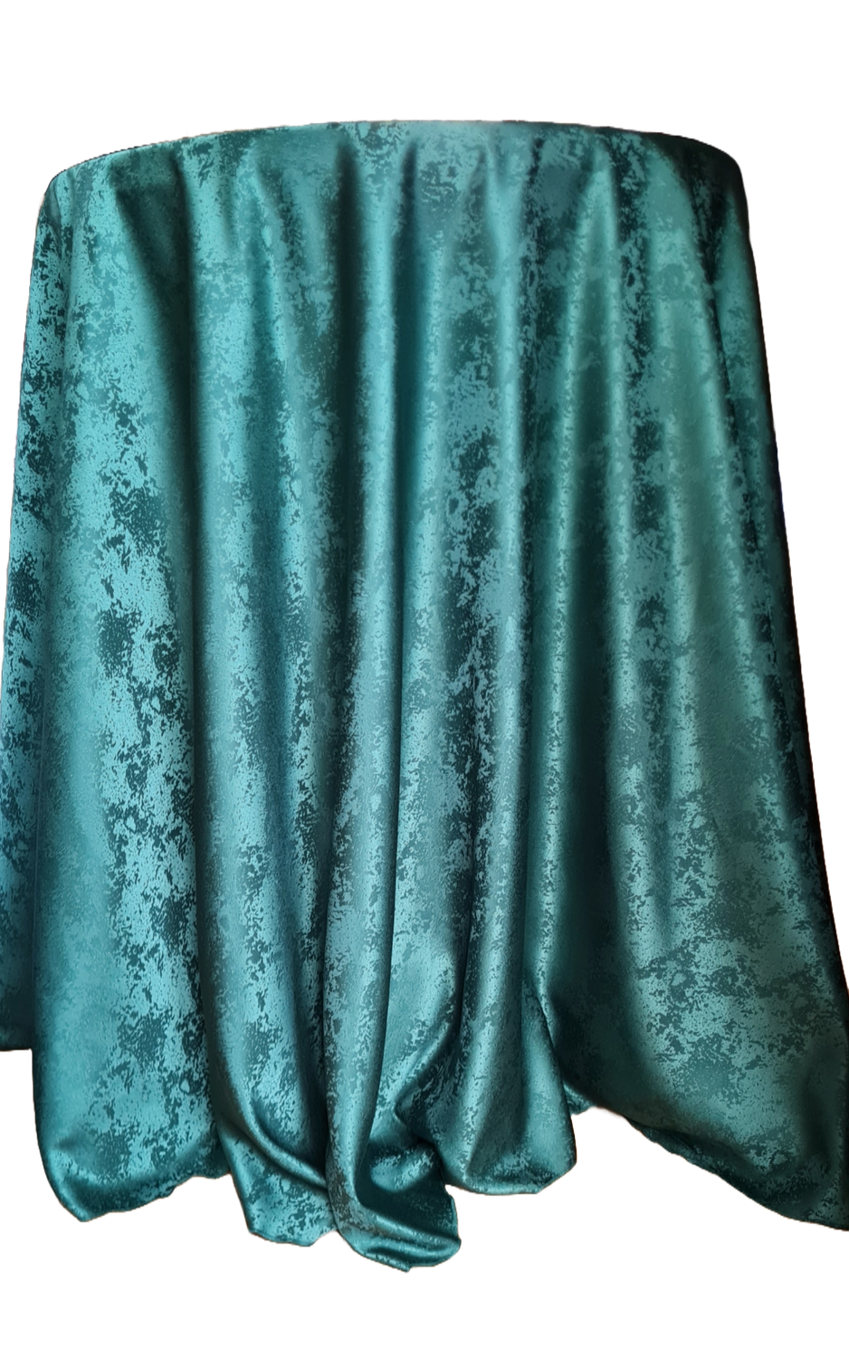 Față de masă brocart verde, model ape
