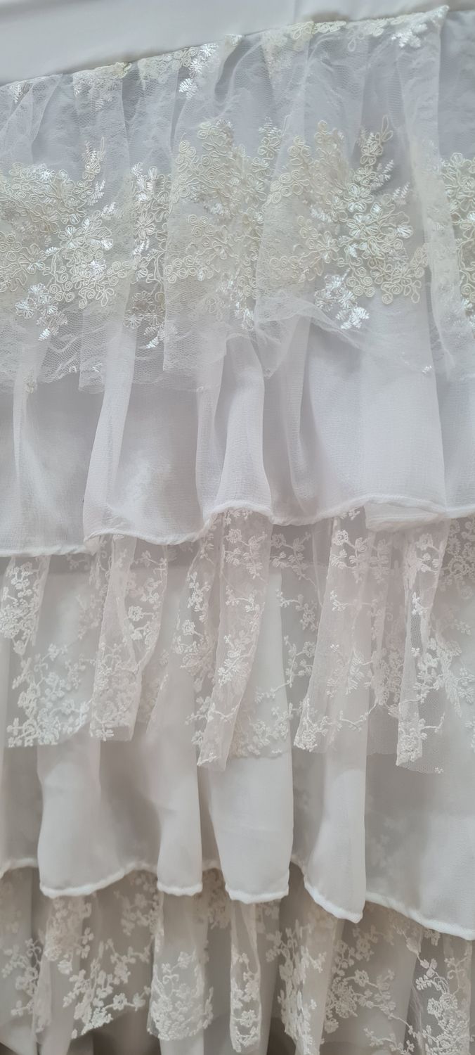 Fustă masă mode shabby-chic