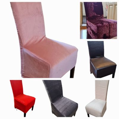 Huse scaun Munchen confectionate din catifea
