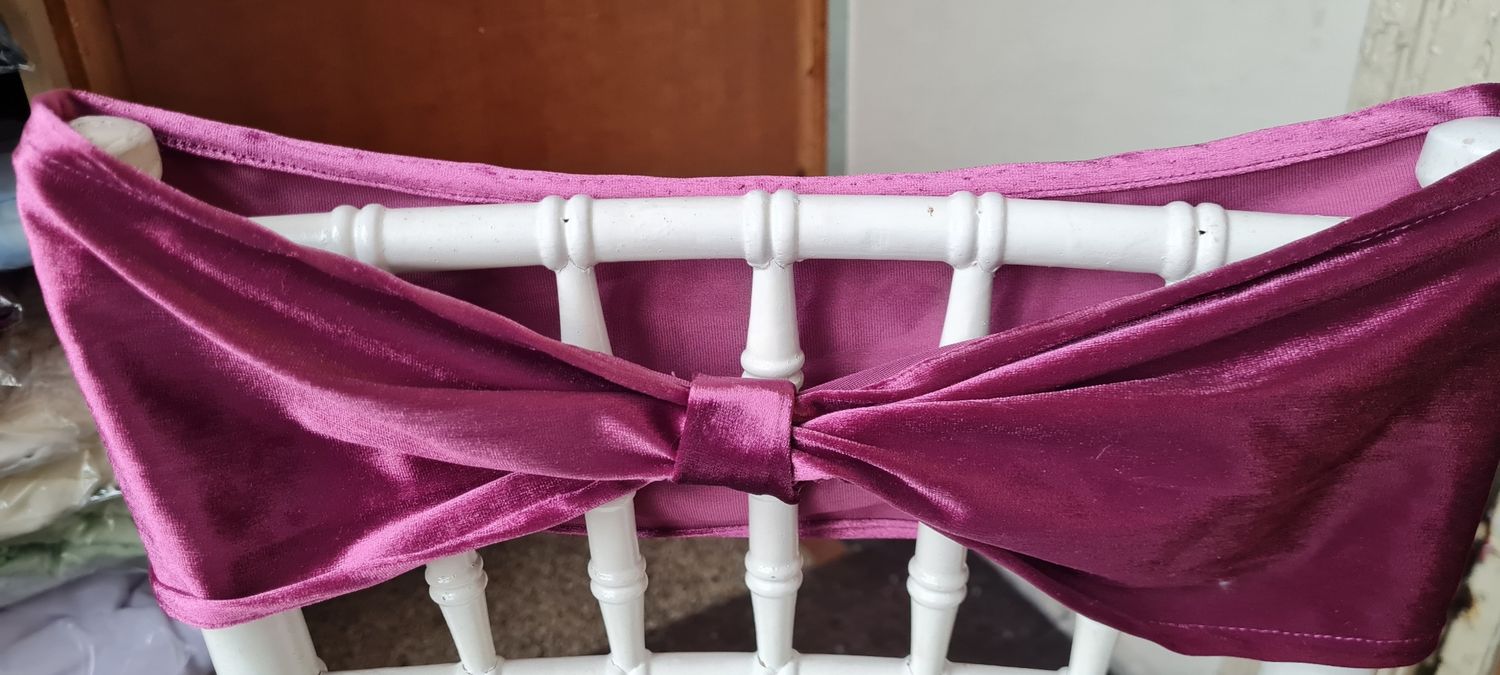 Esarfe catifea &quot;pruna de vară &quot;
