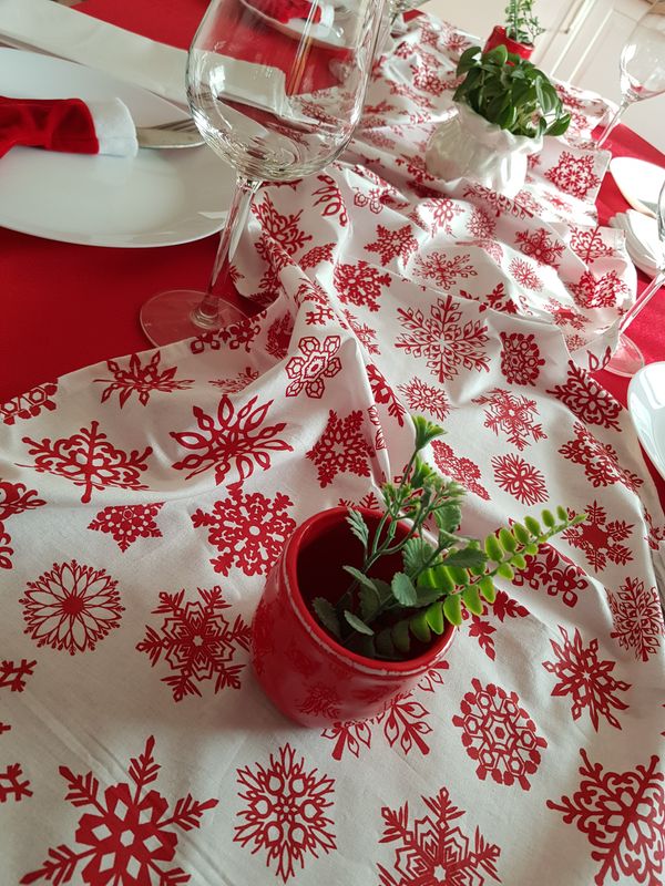 Traversa masa bumbac fulgi de nea