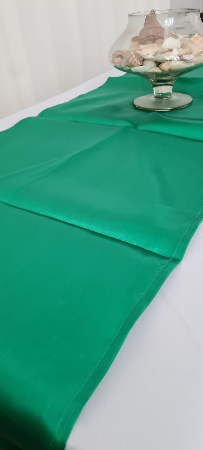 Napron satin verde