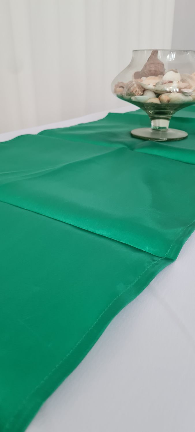 Napron satin verde