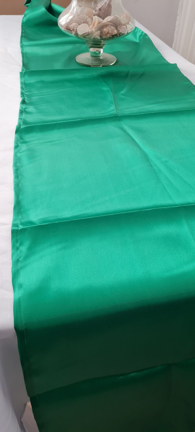 Napron satin verde