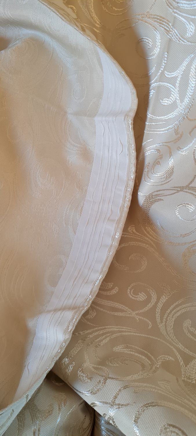 Draperie brocart ocru 190x240 cm