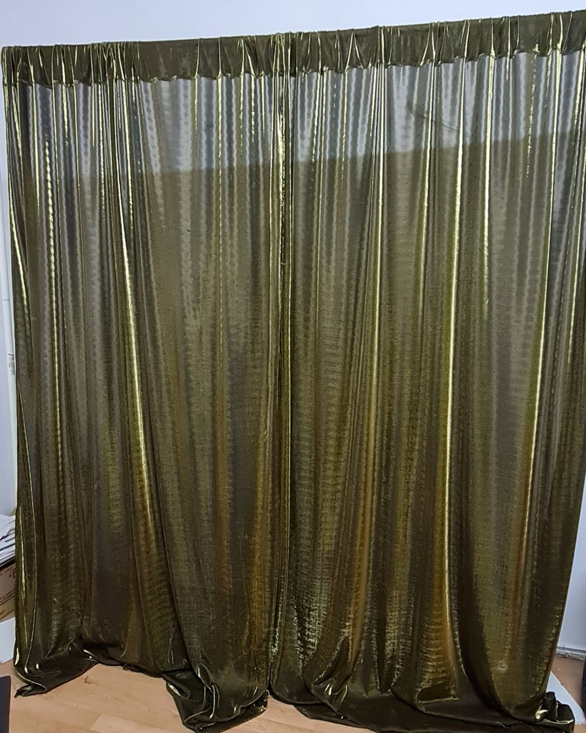 Perdea lurex auriu