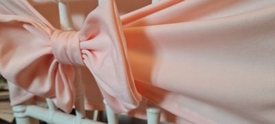 Benzi elastice cu papion peach-fuzz