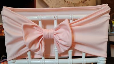 Benzi elastice cu papion peach-fuzz