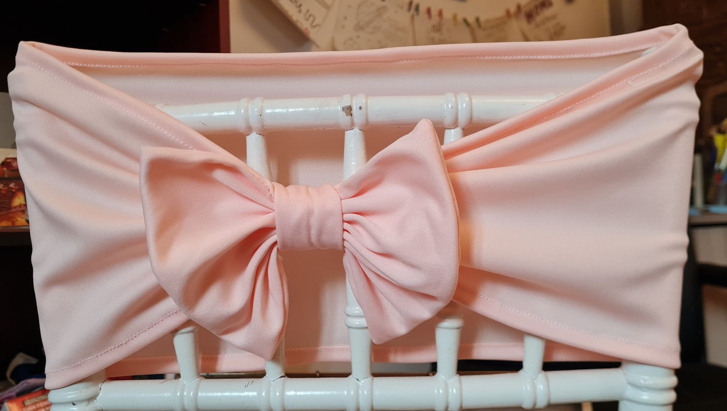 Benzi elastice cu papion peach-fuzz