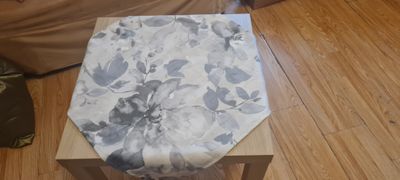 Napron catifea model floral tonuri gri