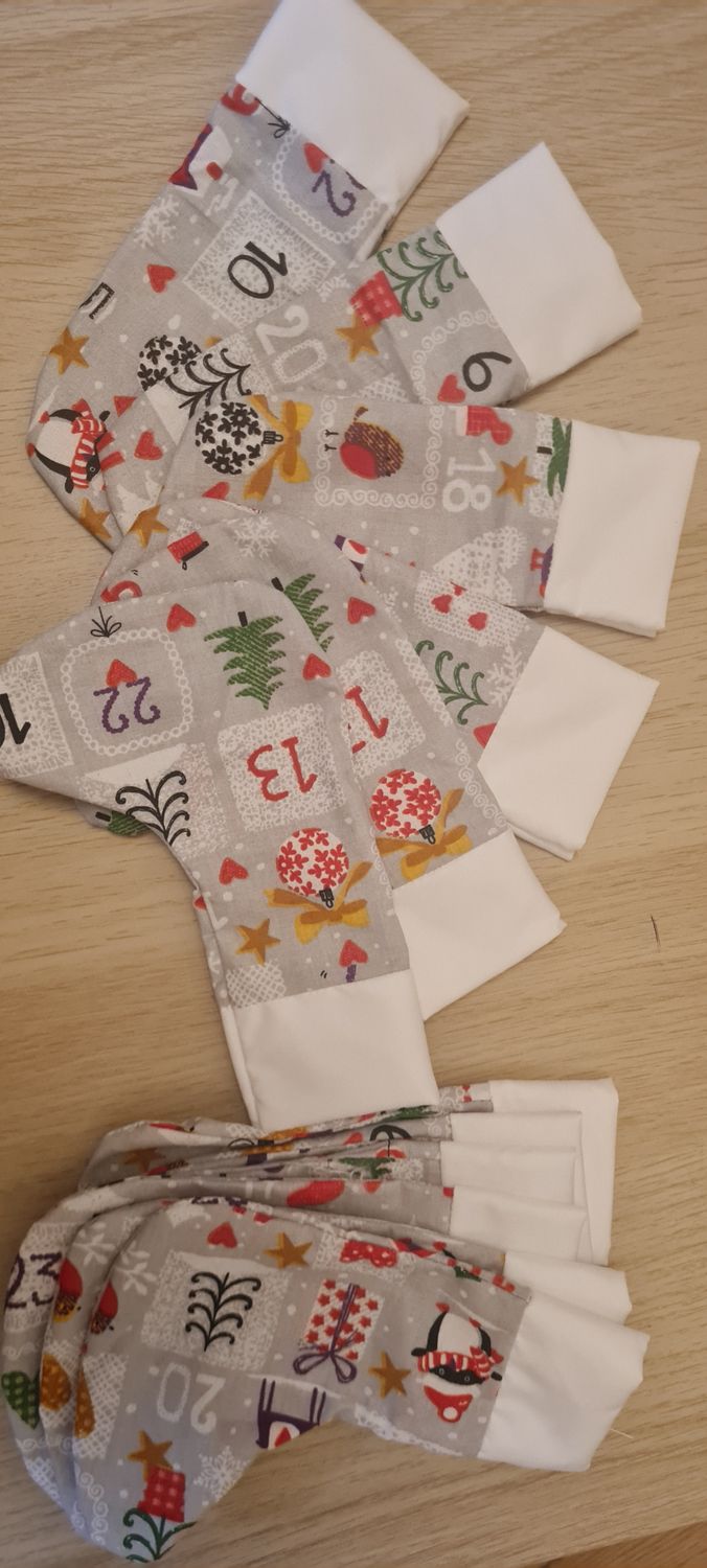 Ghetuțe bumbac satinat