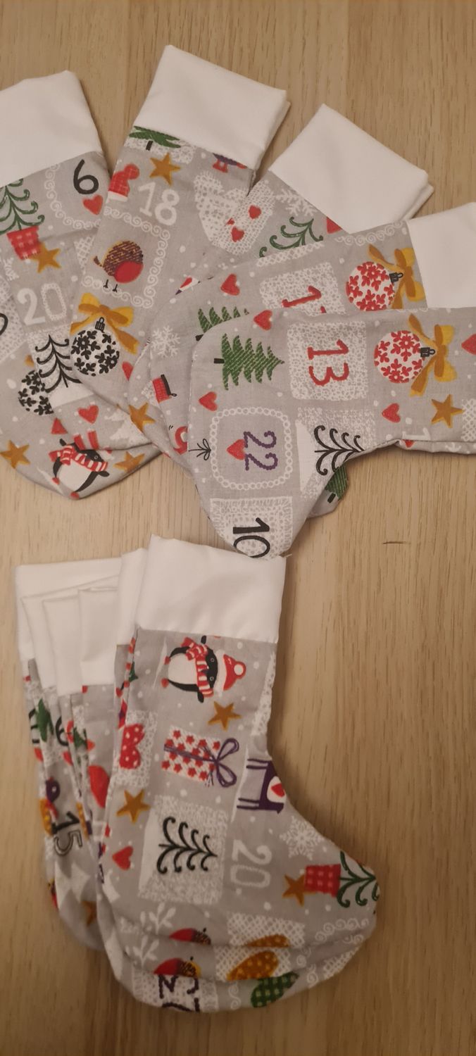 Ghetuțe bumbac satinat