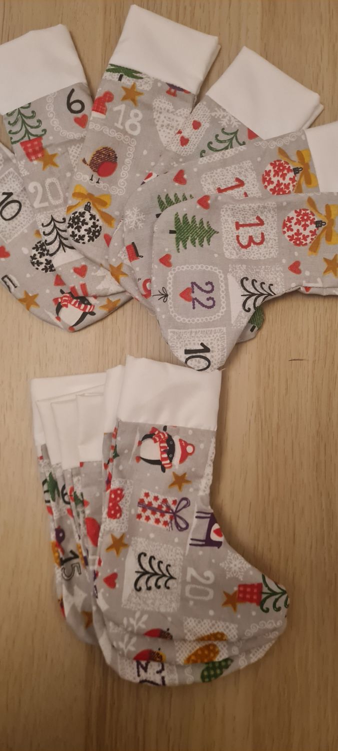 Ghetuțe bumbac satinat