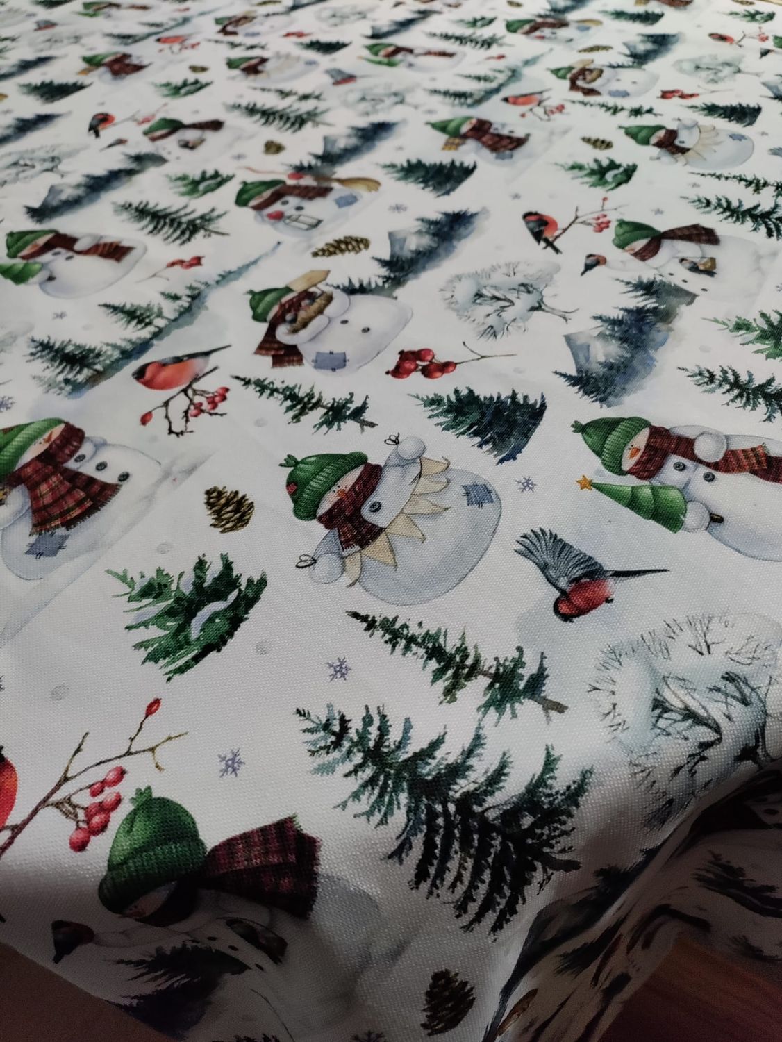 Față de masa țesătură impermeabila &quot;oameni de zăpadă &quot;