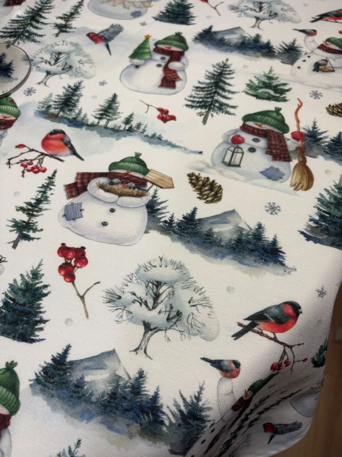 Față de masa țesătură impermeabila &quot;oameni de zăpadă &quot;