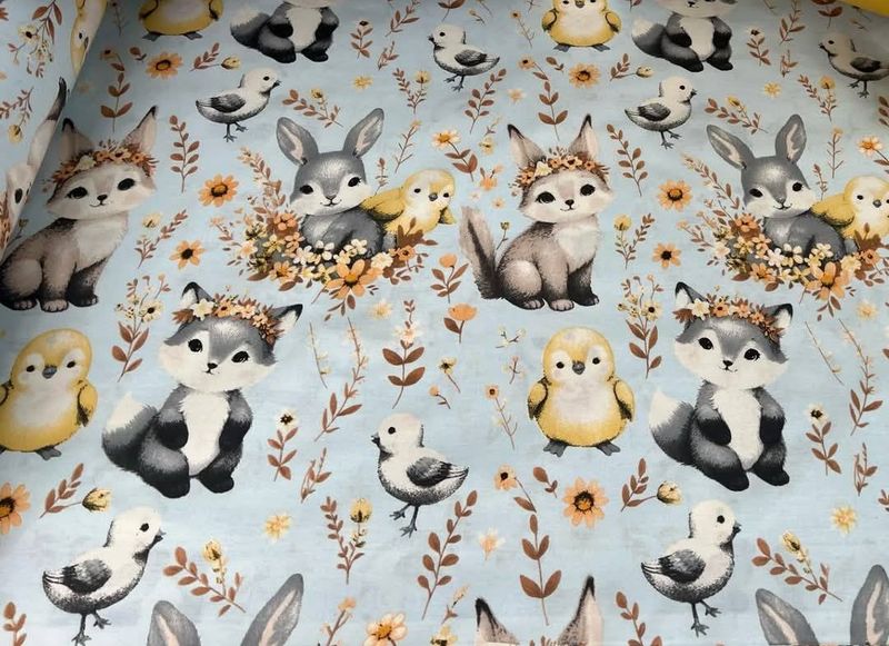 Față de masă sărbători Pascale, fundal bleu