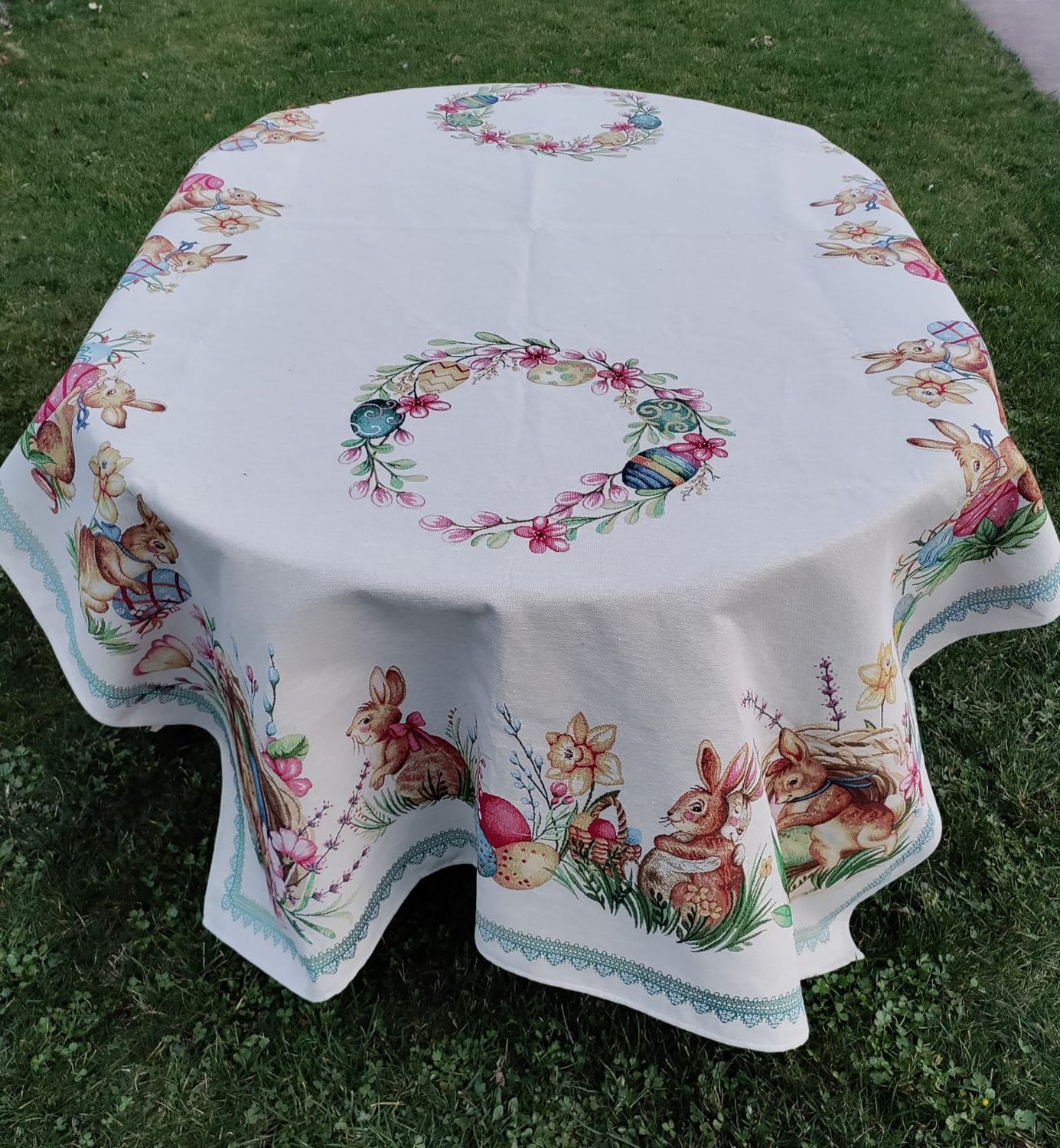 Față masă tip goblen 140x180 cm, sărbători Pascale