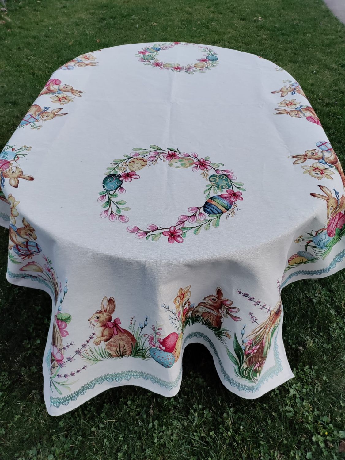 Față masă tip goblen 140x180 cm, sărbători Pascale