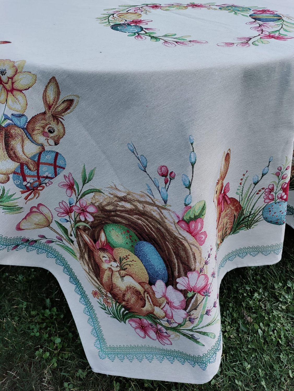 Față masă tip goblen 140x180 cm, sărbători Pascale