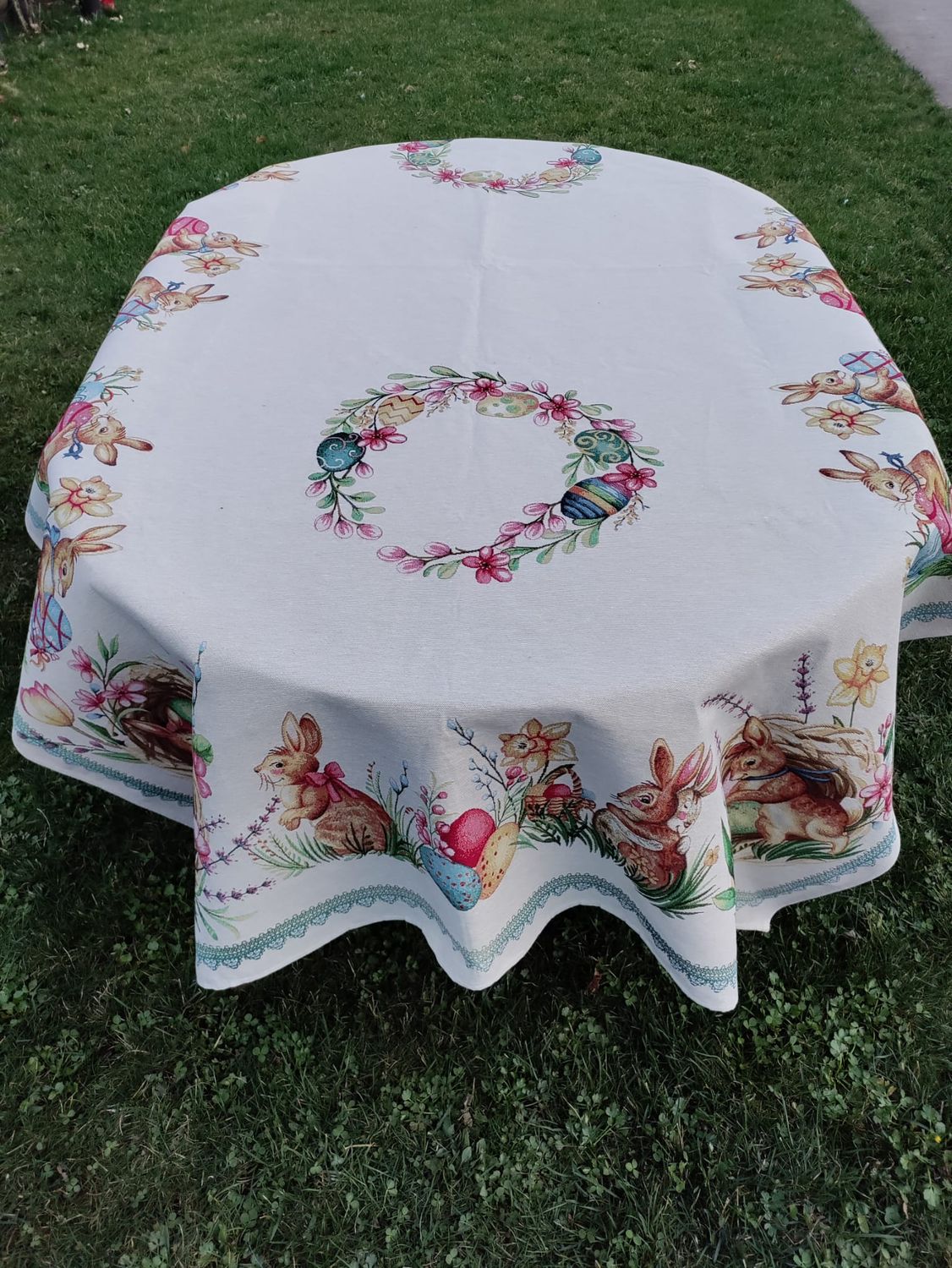 Față masă tip goblen 140x180 cm, sărbători Pascale