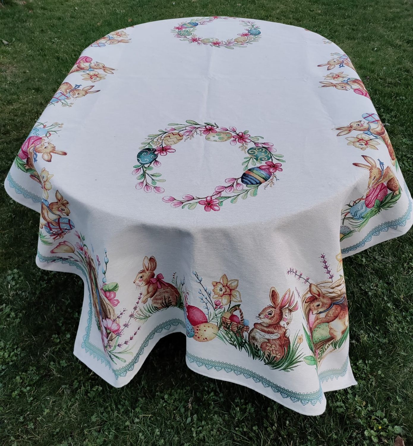 Față masă tip goblen 140x180 cm, sărbători Pascale