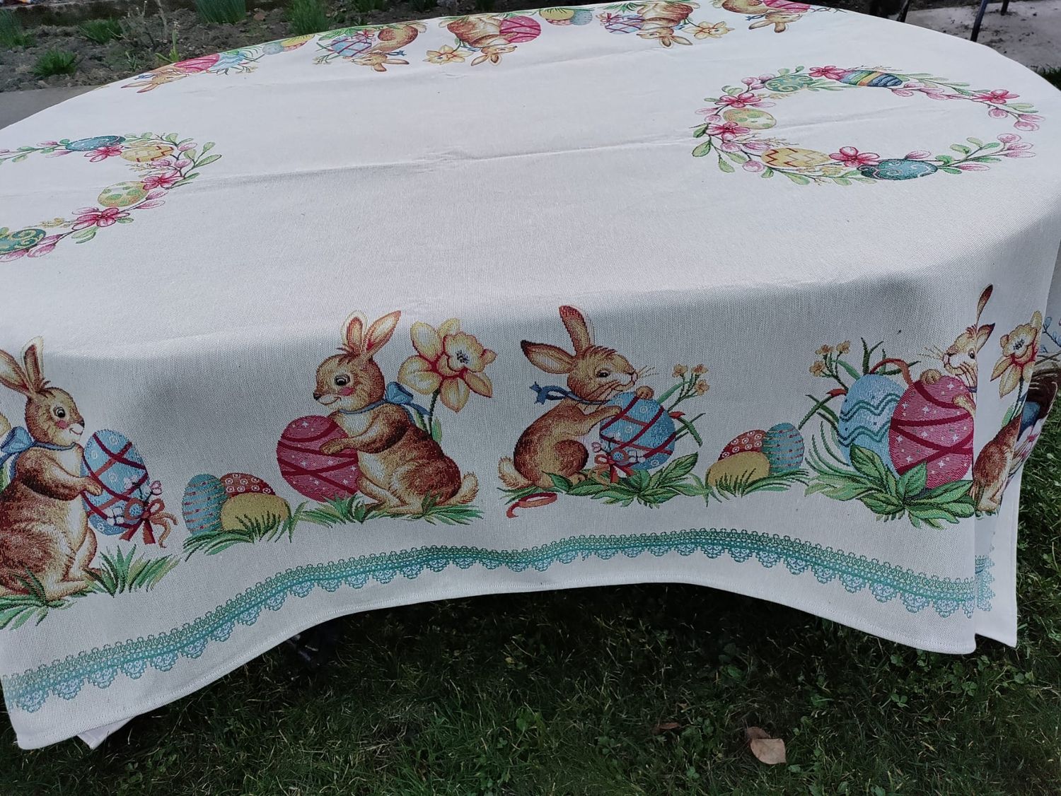 Față masă tip goblen 140x180 cm, sărbători Pascale